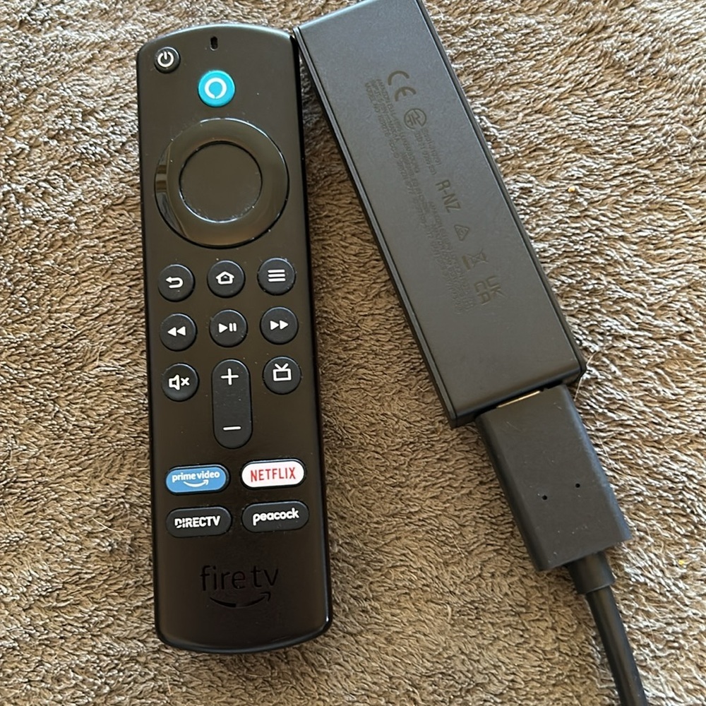 Black Fire TV Stick with Remote
